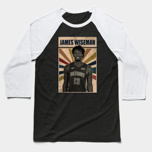 Detroit Pistons James Wiseman Baseball T-Shirt